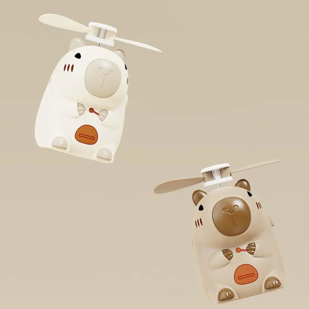 Capybara Handheld Personal Fan—a pocket-sized cooling companion with a dose of adorable charm: