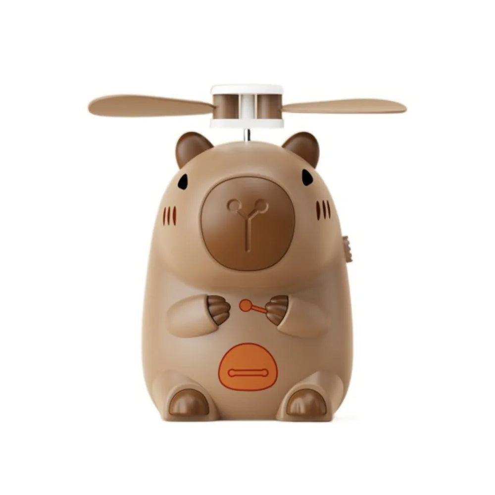 Capybara Handheld Personal Fan—a pocket-sized cooling companion with a dose of adorable charm:
