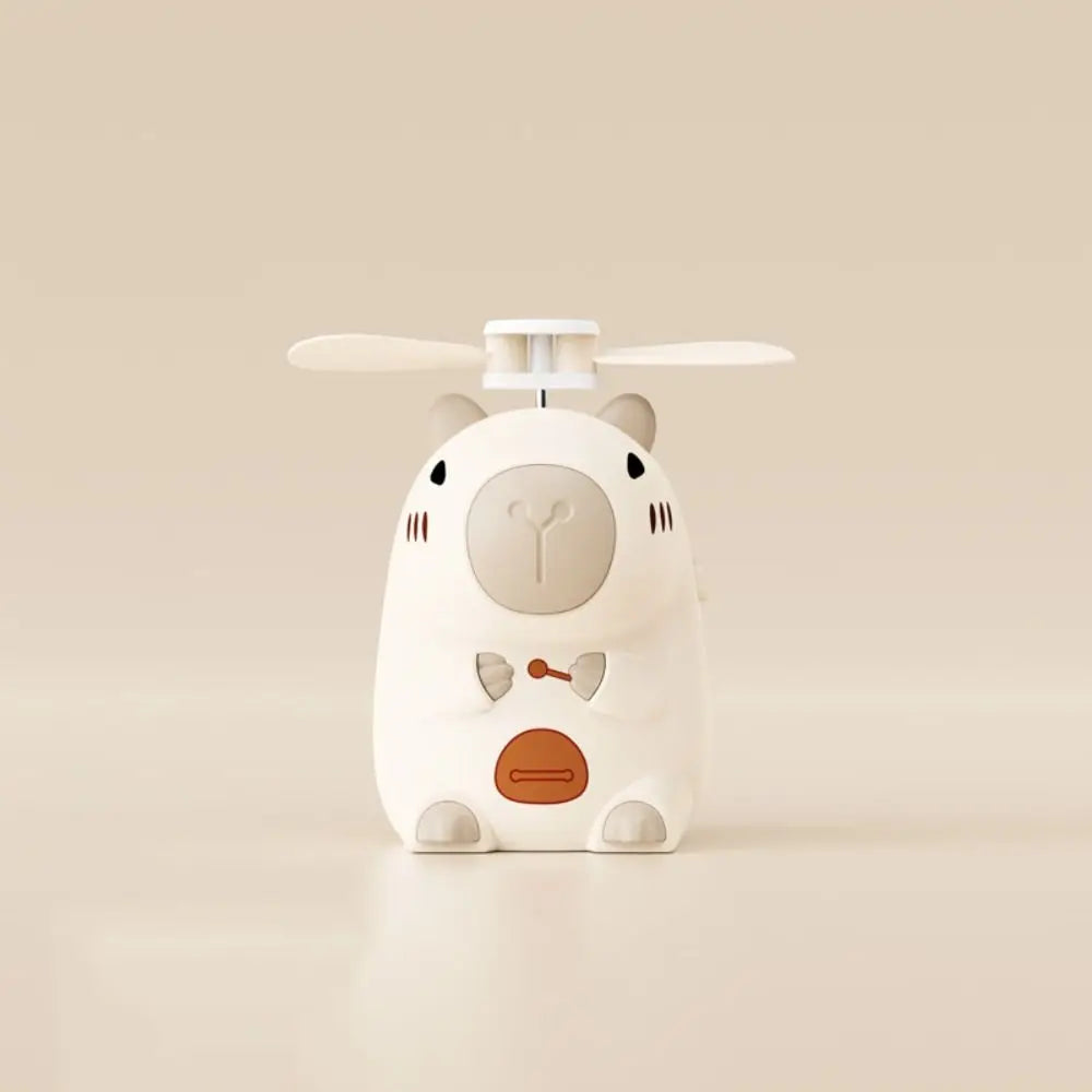Capybara Handheld Personal Fan—a pocket-sized cooling companion with a dose of adorable charm: