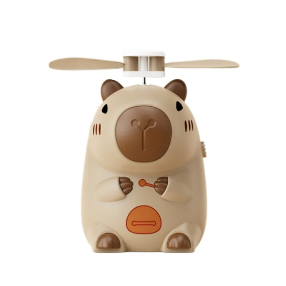 Capybara Handheld Personal Fan—a pocket-sized cooling companion with a dose of adorable charm: