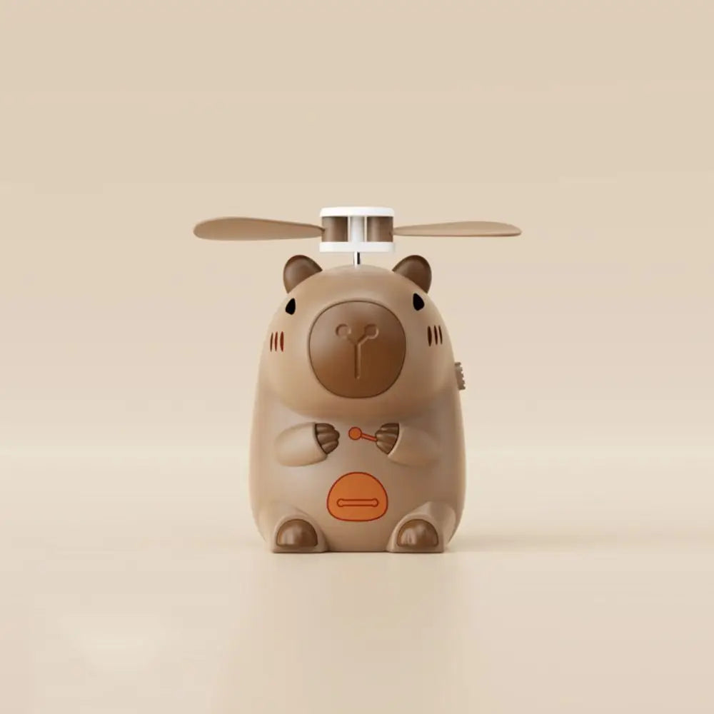 Capybara Handheld Personal Fan—a pocket-sized cooling companion with a dose of adorable charm:
