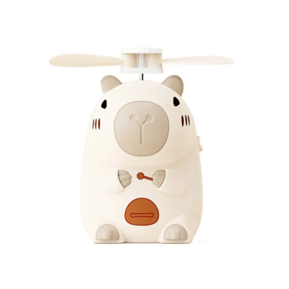 Capybara Handheld Personal Fan—a pocket-sized cooling companion with a dose of adorable charm: