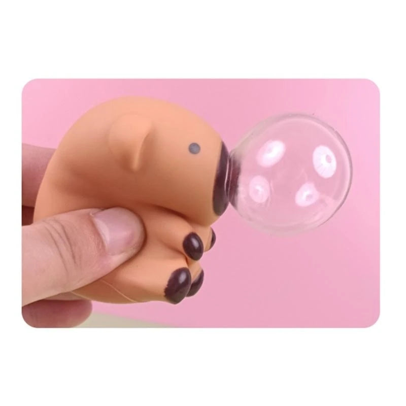 Capybara Bubble Nose Stress Toy