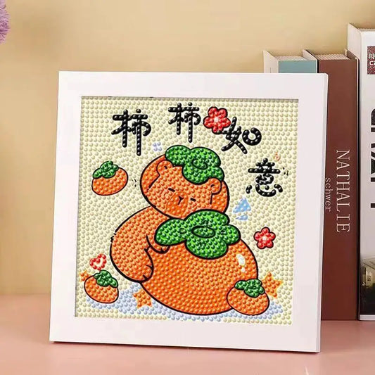 Capybara Diamond Painting Artwork.