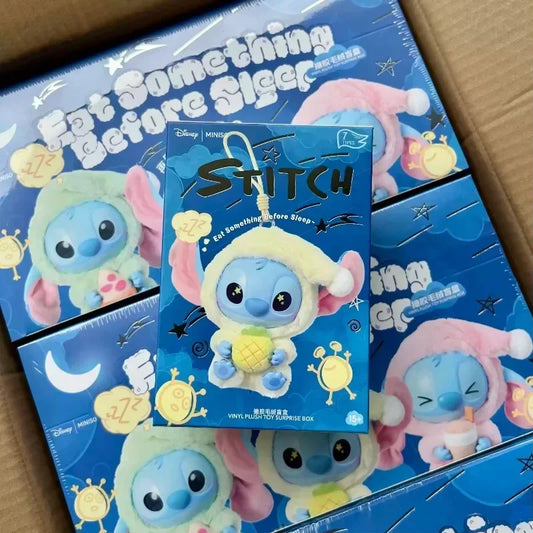 Miniso × Disney – Stitch “Eat Something Before Sleep” Blind Box Series