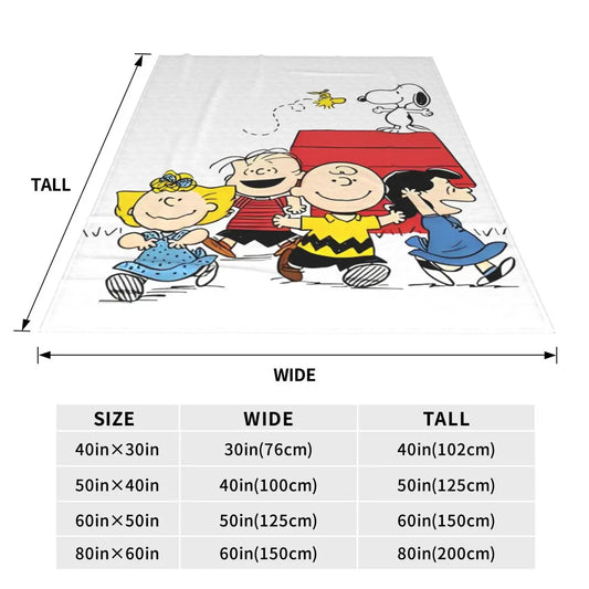 Custom Peanuts Crew Blanket – Snoopy’s Red Doghouse Edition