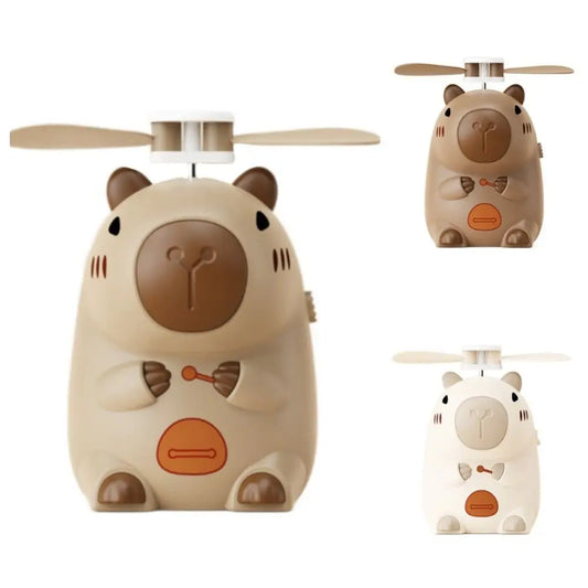 Capybara Handheld Personal Fan—a pocket-sized cooling companion with a dose of adorable charm: