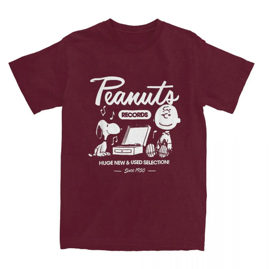 Peanuts Records Tee – Charlie Brown & Snoopy Edition