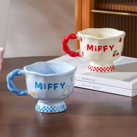 Miffy Tea Cup Collection (Pink, Pale Blue &amp; Red/White)