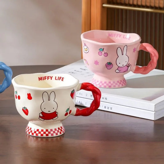 Miffy Tea Cup Collection (Pink, Pale Blue &amp; Red/White)